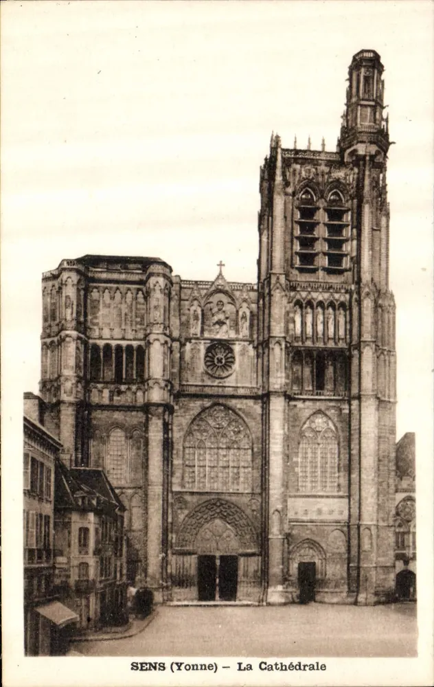 SENS (Yonne) — A Catedral — Edição J. D. Sens - Frente