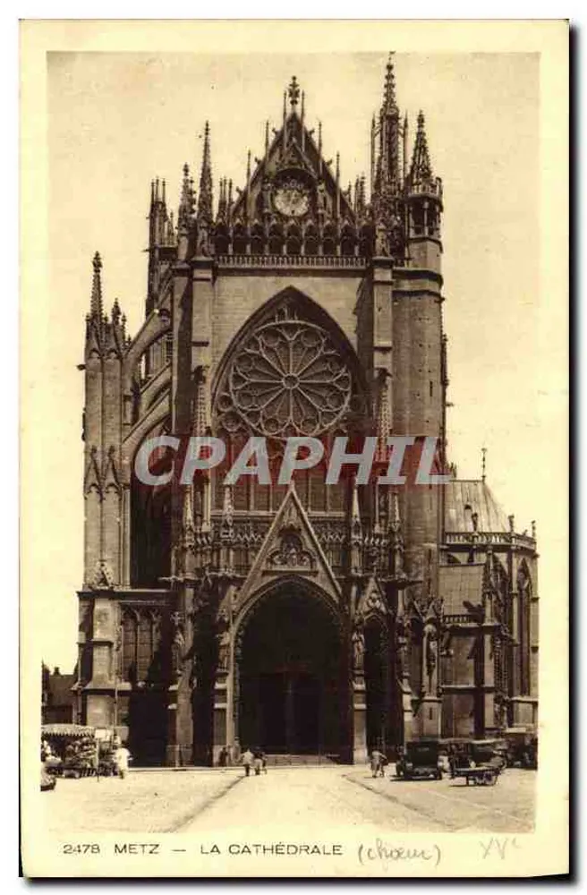 Metz — A Catedral (nave) - Frente