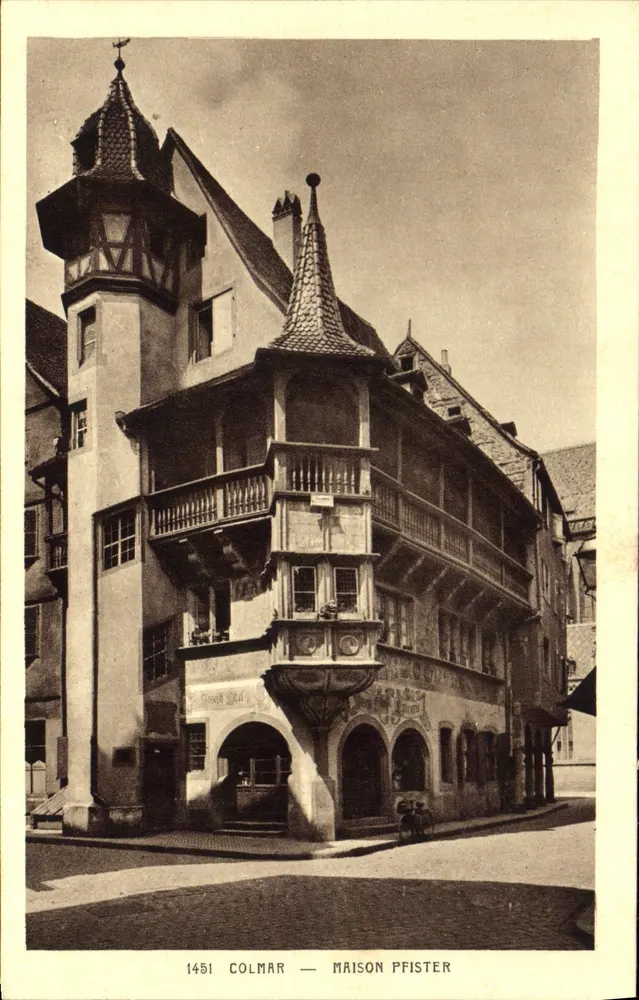 Colmar — Casa Pfister — Ed. Wibeco - Frente