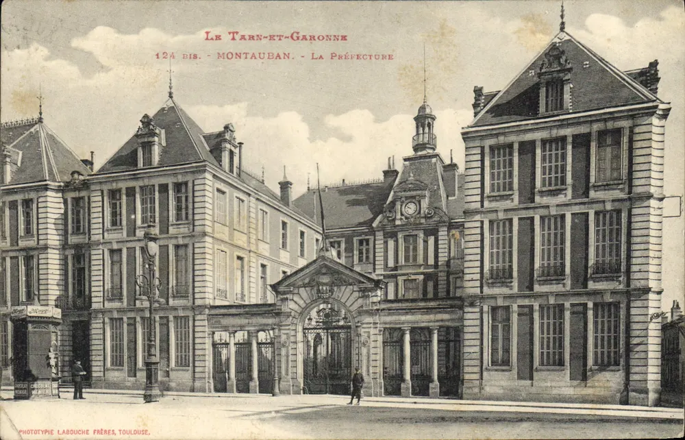 Montauban - Prefektura — Le Tarn-et-Garonne — Fototypia Labouche Frères, Toulouse - Awers