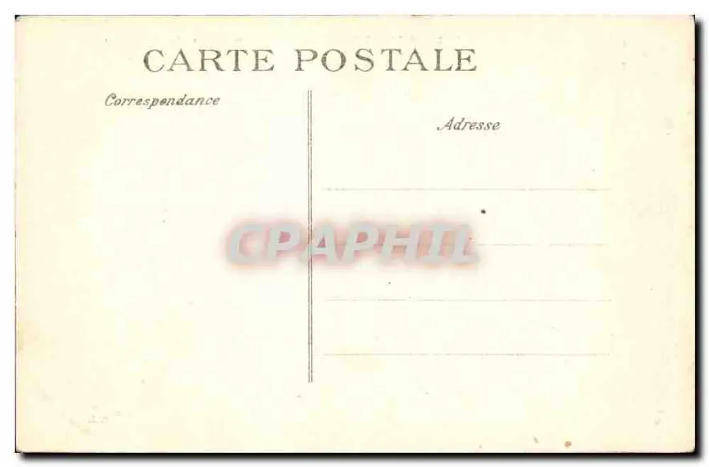 La Ferté-Saint-Aubin (Loiret) — Eine Flügel des Schlosses — unbekannter Verlag, Seriennummer 3318 - Rückseite