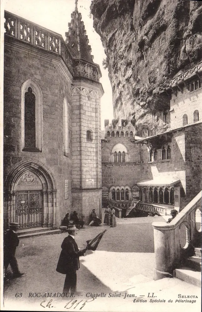Rocamadour — Capela de São João — Edição Especial do Pelerinagem — LL. Selecta - Frente
