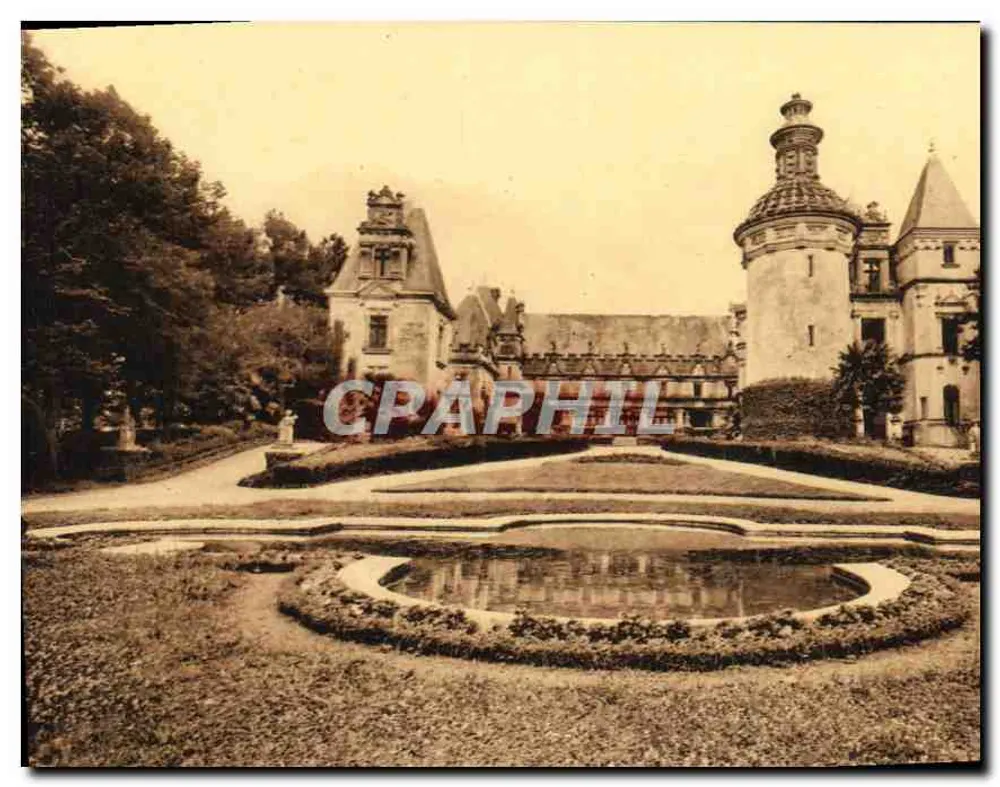 Usson bei Pons — Renaissance-Schloss — Éditions Artistiques Raymonde Bergevin - Vorderseite