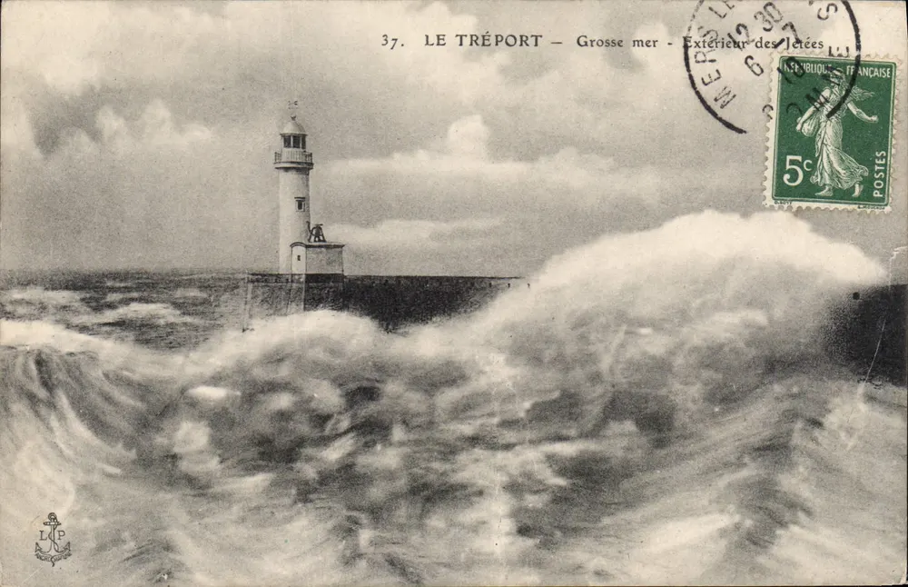 Le Tréport — Mar Grande — Exterior das Jetées — n°37 - Frente