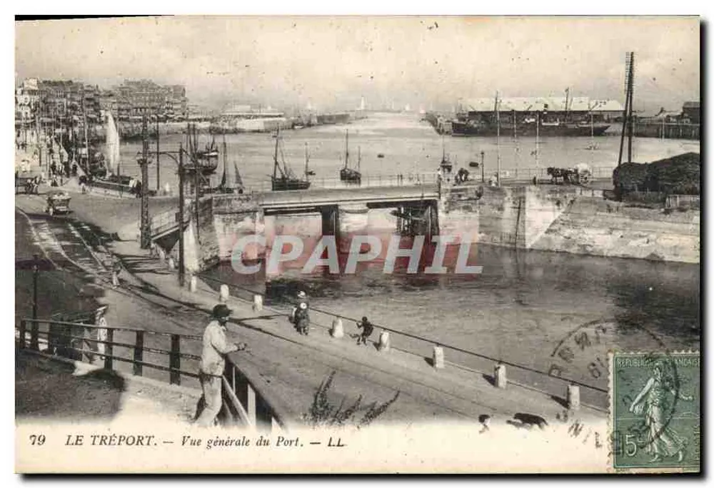 Le Tréport — Vista geral do Porto — LL - Frente