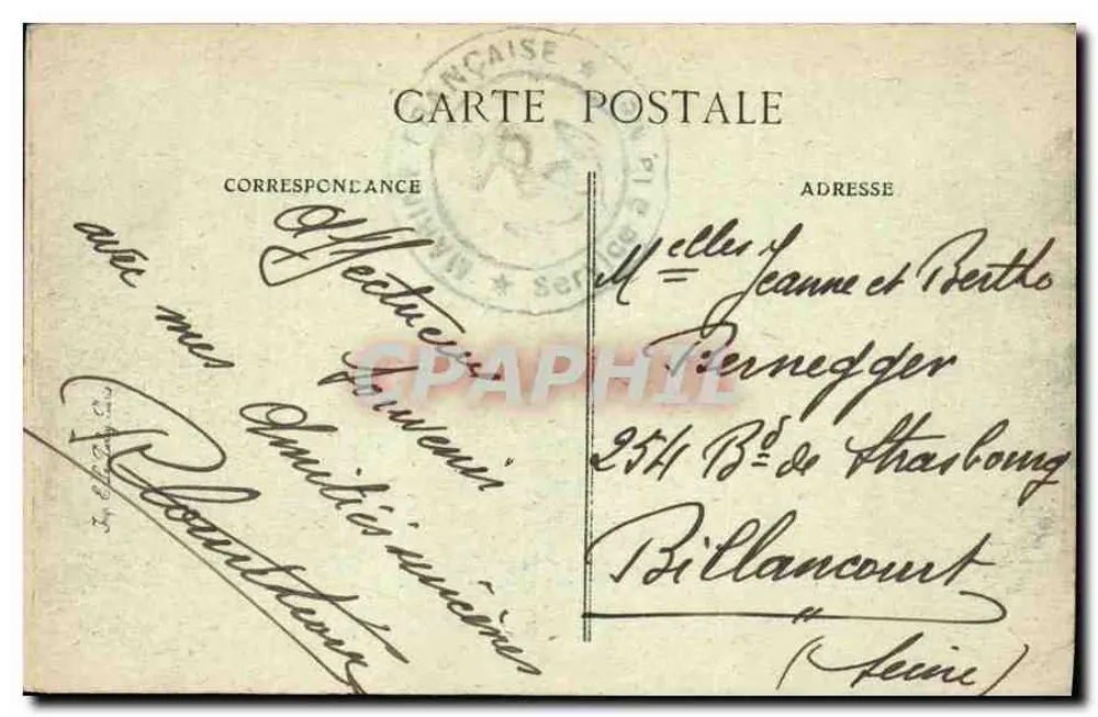 Le Havre — O Píer do Comércio — Editor E.D. n°9 - Verso