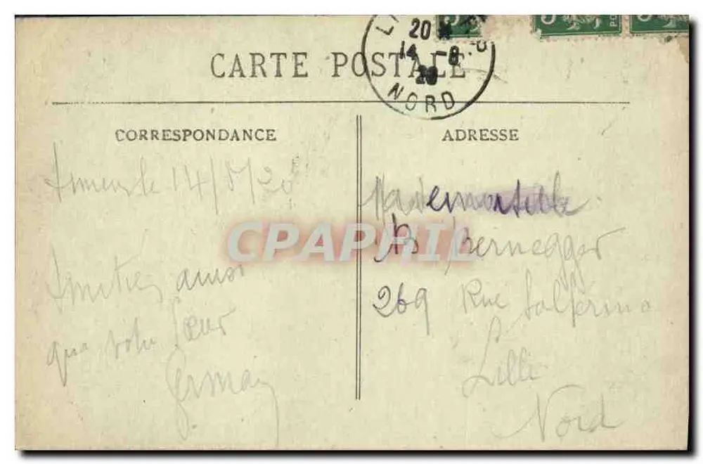 Amiens — A Catedral — L. Caron, édit. - Verso