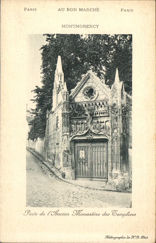 Tor des alten Templerklosters — Paris — Phot. N.D. - Vorderseite