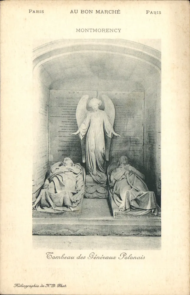 Grab der polnischen Generäle — Montmorency — Kéliographie von N.D. Phot. - Vorderseite