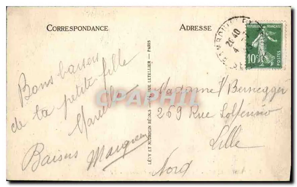 Rambouillet — O Desembarcador e o Castelo — LL - Verso