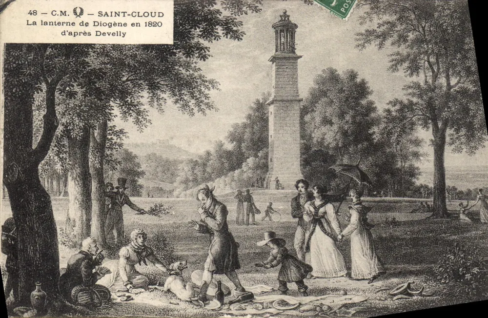 Saint-Cloud — Die Lampe des Diogenes im Jahr 1820 — C.M. n°48 - Vorderseite