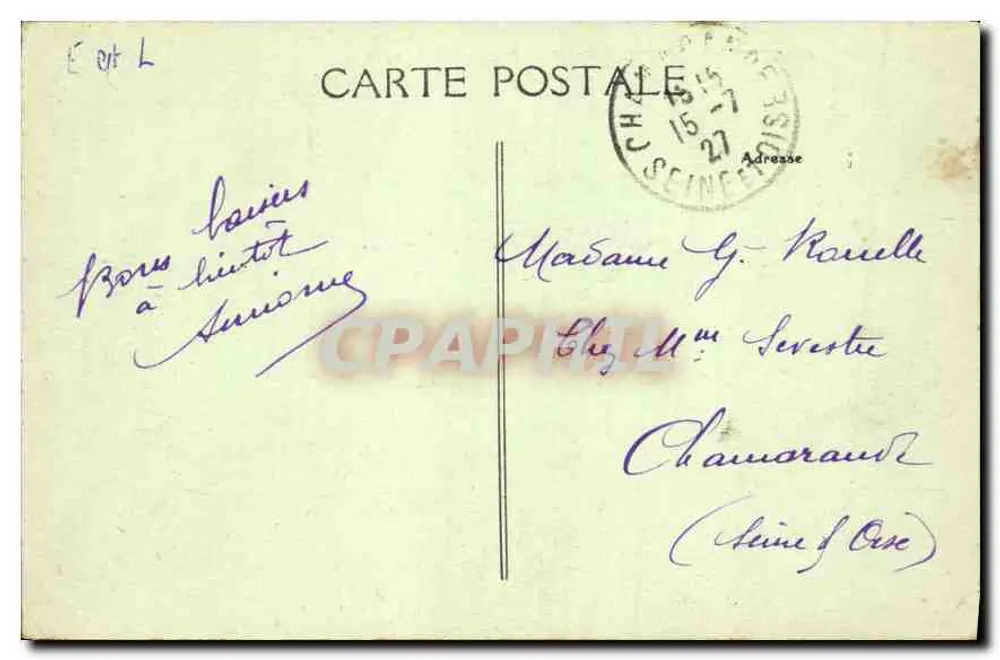 Castelo de Châteaudun — Fachada Norte — M.G.40 - Verso