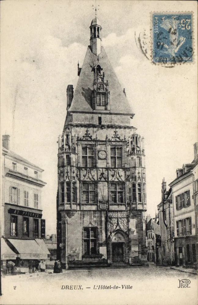 Dreux — O Hotel de Ville — Fotografia NDH - Frente