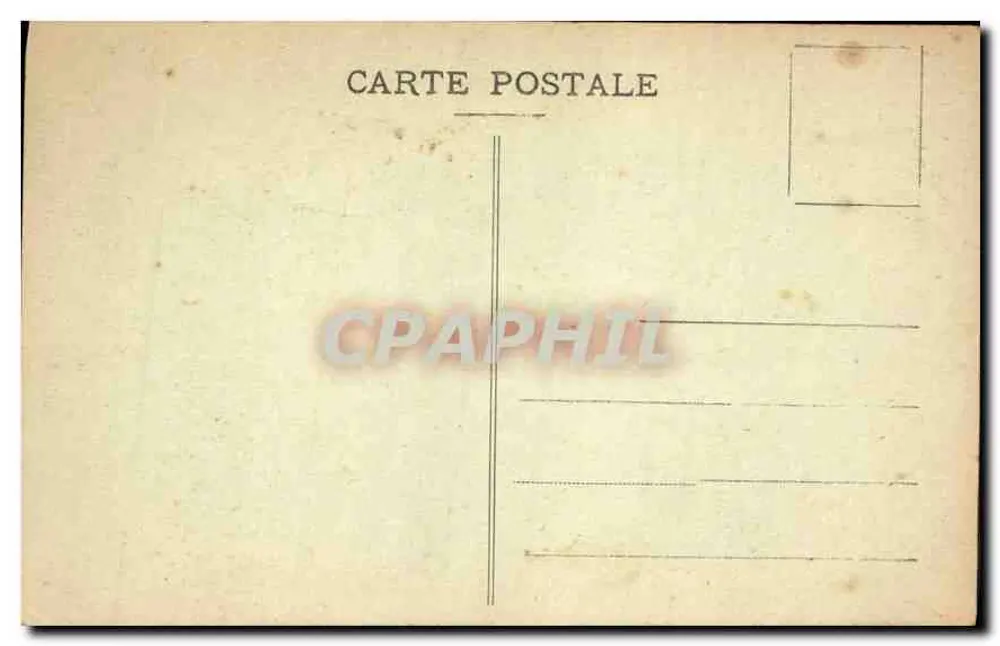 Dreux - Das Rathaus, erbaut unter François I — D. Fonenault, Châlons, Serie 4 - Rückseite