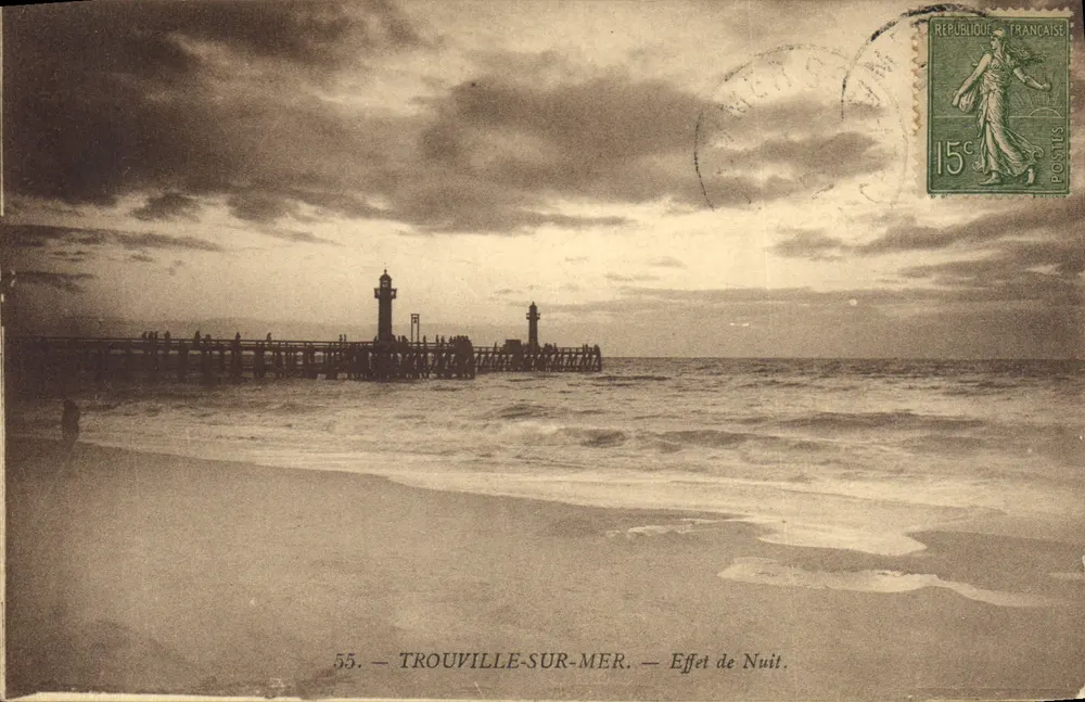 Trouville-sur-Mer — Efeito de Noite — Foto Rederns, n°55 - Frente