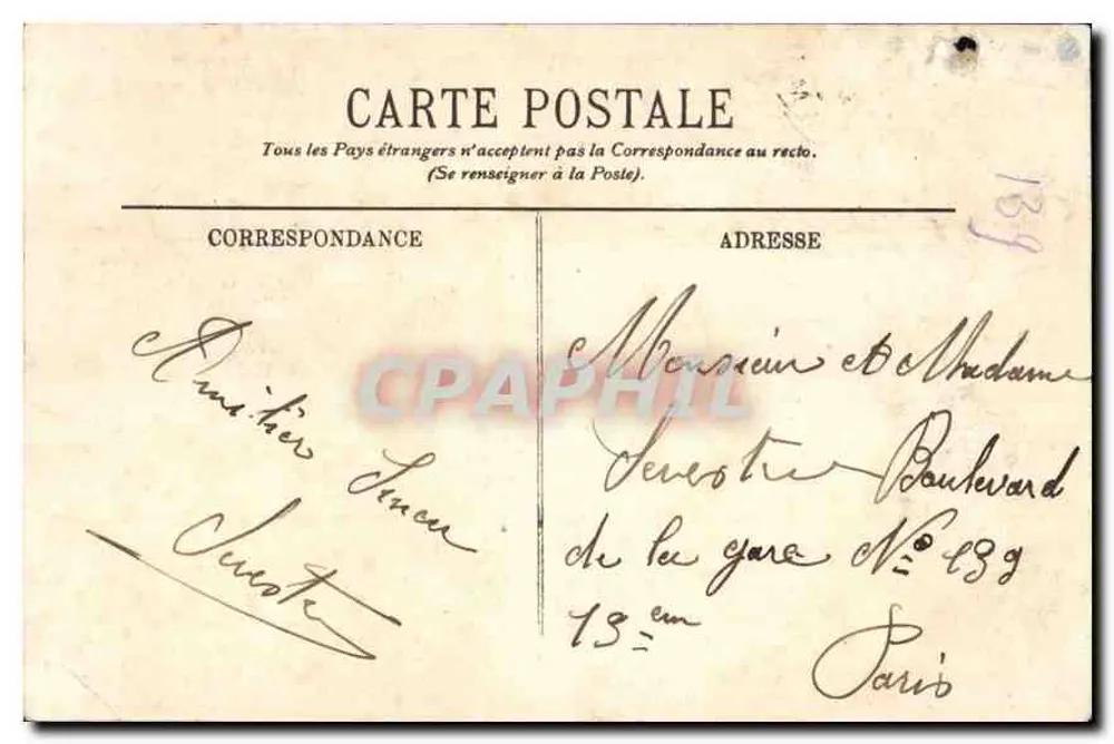 NANCY — O Hotel de Ville — LL. - Verso