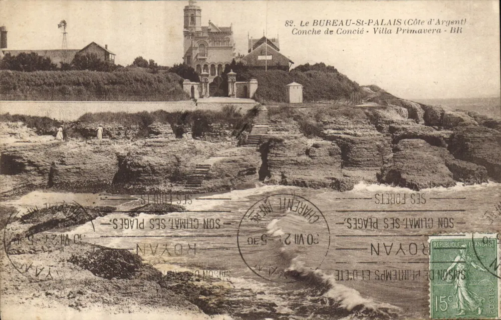 Le Bureau-St-Palais (Côte d'Argent) — Conche de Concié - Villa Primavera - BR — Verleger ROYAN - Vorderseite