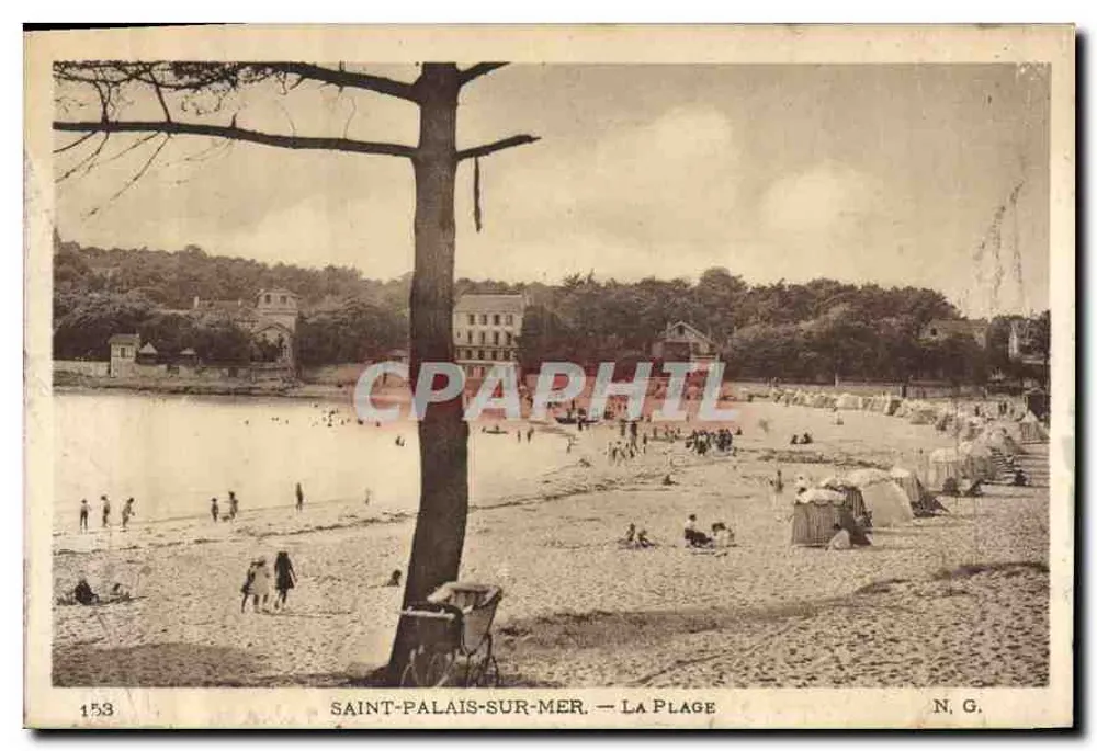 Saint-Palais-sur-Mer — A Praia — N.G. n°158 - Frente
