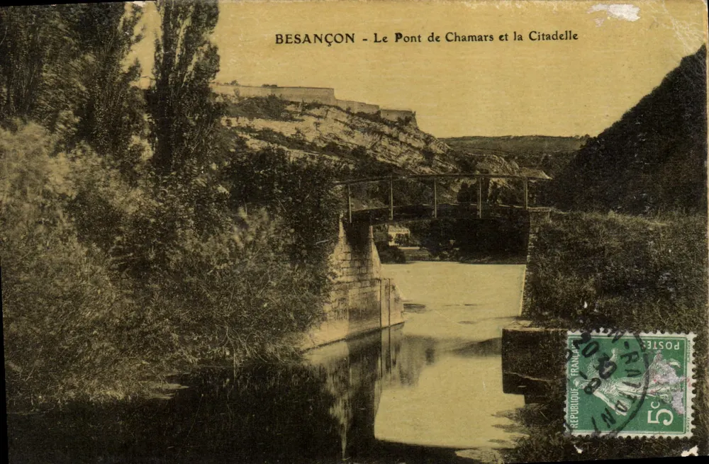 Besançon - Le Pont de Chamars et la Citadelle — Éditeur non identifié, n° de série non visible - Frente