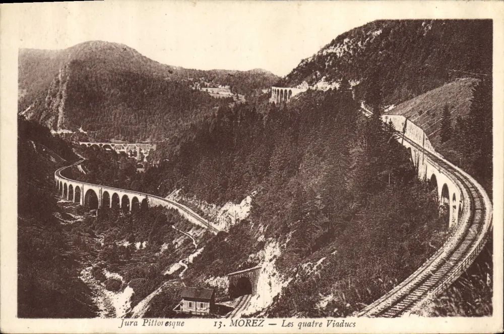 Morez — Les quatre Viaducs — Jura Pittorosque - Vorderseite