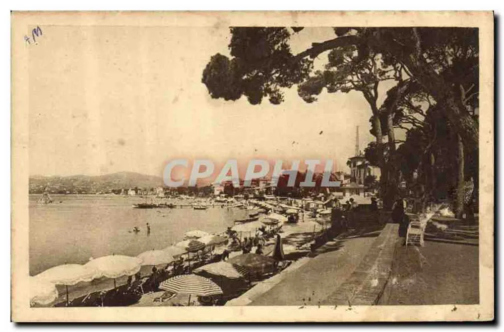 Strand von Juan-les-Pins — Bewegte Ansicht — Sammlung Sella — n° 434 - Vorderseite