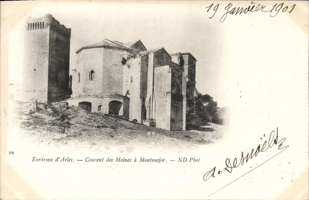 Arredores de Arles — Mosteiro de Montmajor — ND Phol - Frente