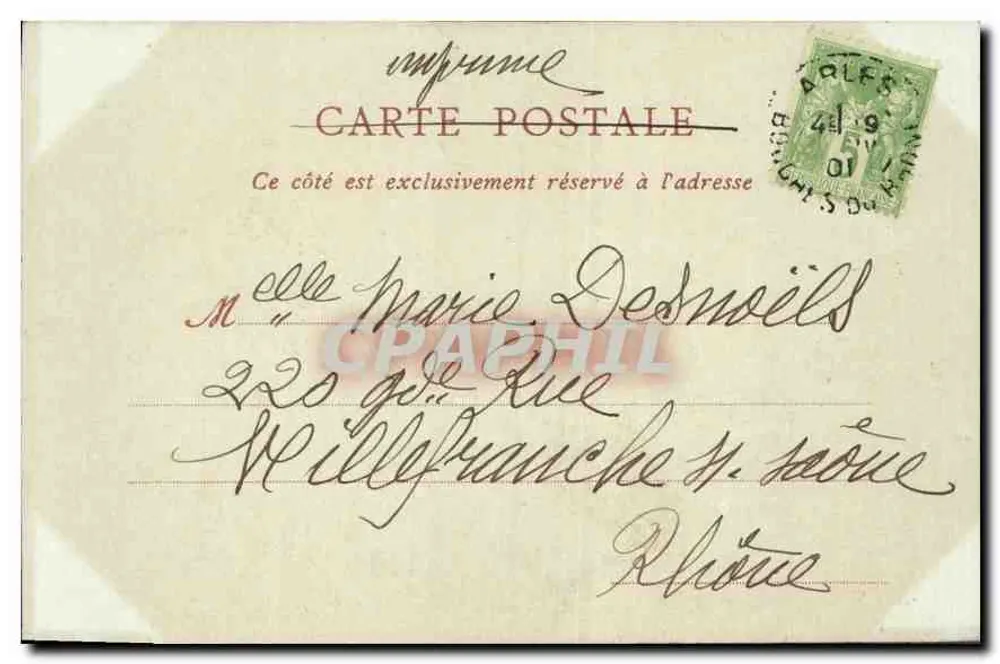 Arredores de Arles — Mosteiro de Montmajor — ND Phol - Verso