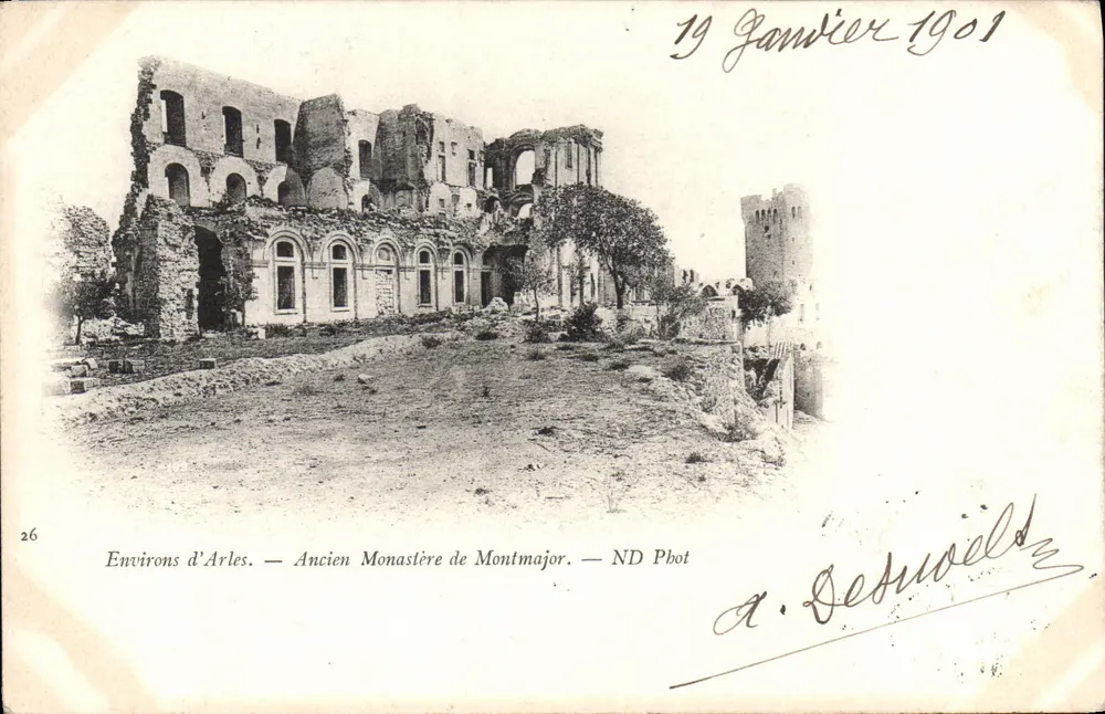 Umgebung von Arles — Altes Kloster Montmajor — ND Pbot - Vorderseite