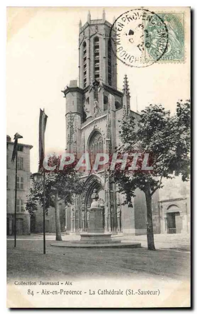Aix-en-Provence - Die Kathedrale (St.-Sauveur) — Sammlung Jaussaud, n°84 - Vorderseite