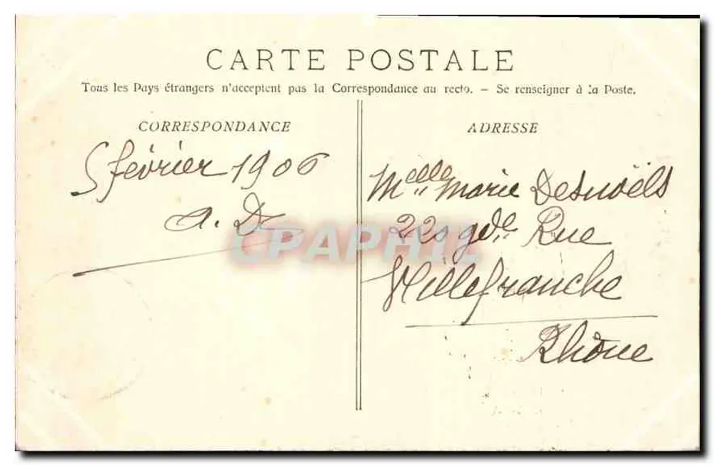 Aix-en-Provence - Die Kathedrale (St.-Sauveur) — Sammlung Jaussaud, n°84 - Rückseite