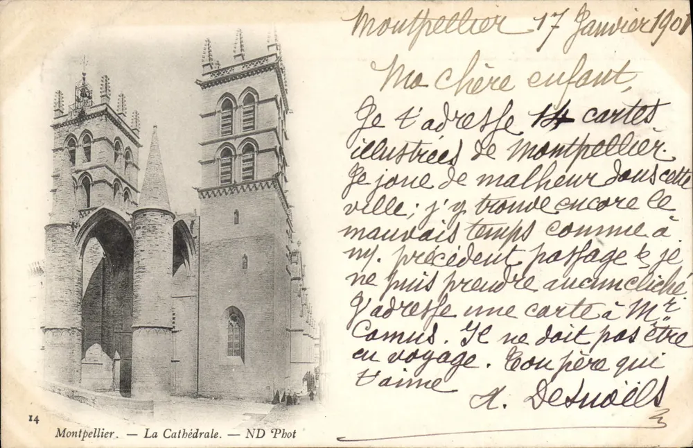 Montpellier — A Catedral — ND Fotografia n°14 - Frente