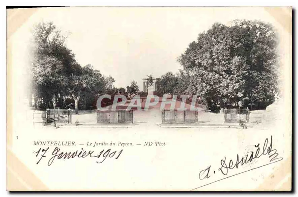 Montpellier — Il Giardino del Peyrou — ND 'Phot - Recto