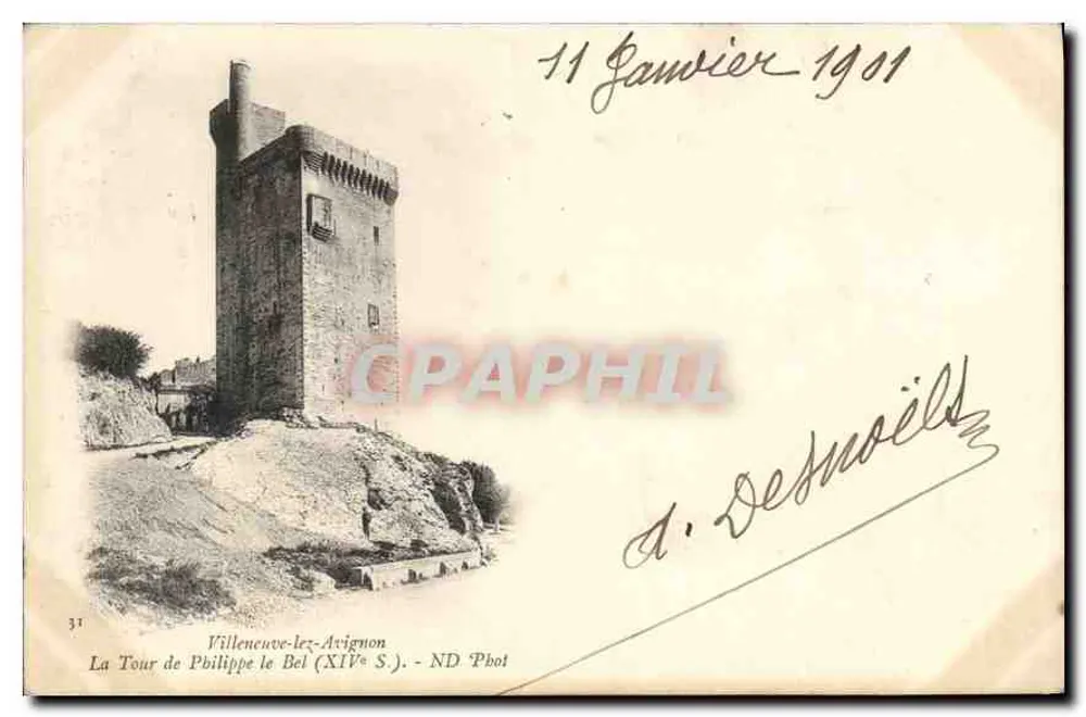 Villeneuve-lès-Avignon — Die Turm von Philipp dem Guten (14. Jh.) — ND 'Phot' - Vorderseite