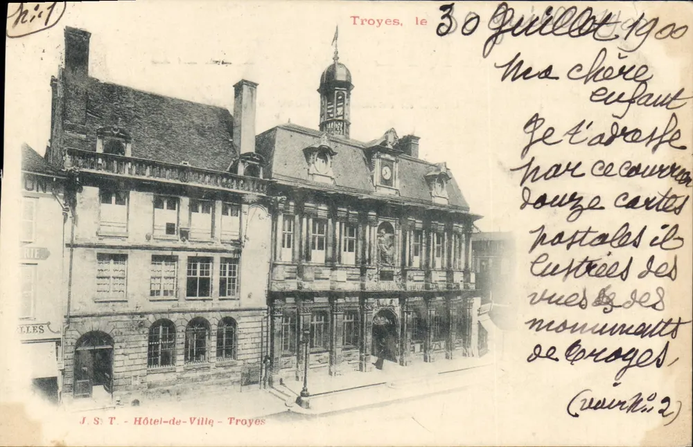 Hôtel-de-Ville — Troyes — J. S. T. editora - Frente