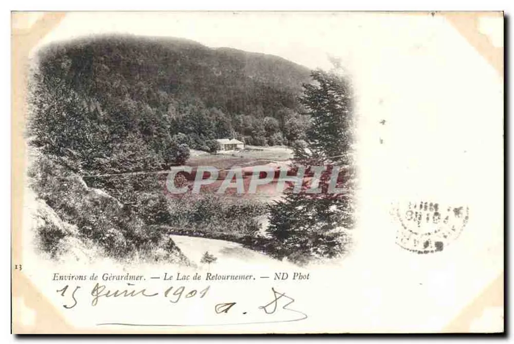 Dintorni di Gérardmer — Il Lago di Retournemer — ND Phot - Recto