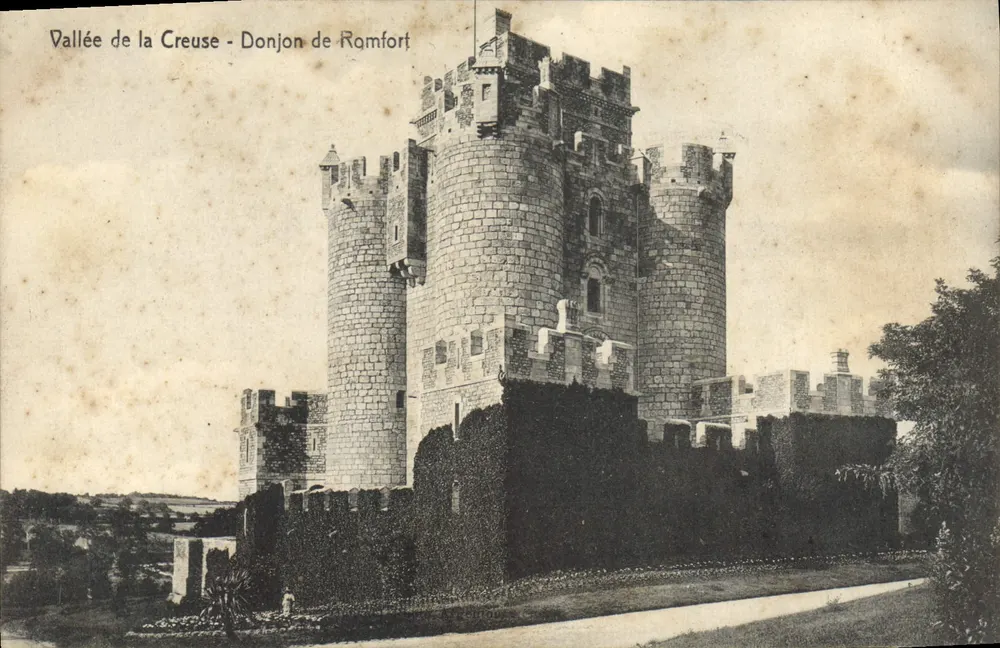 Kasteeltoren van Romfort — Dal van de Creuse — uitgever niet geïdentificeerd - Voorkant
