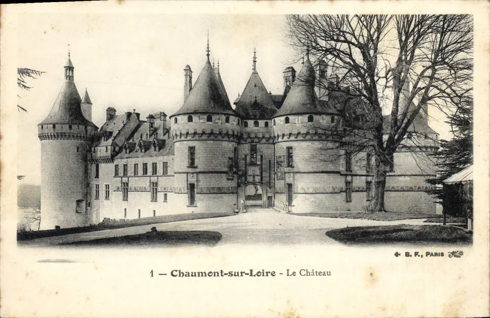 Chaumont-sur-Loire — O Castelo — B. F., Paris, n°1 - Frente