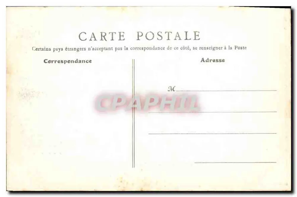 Chaumont-sur-Loire — O Castelo — B. F., Paris, n°1 - Verso