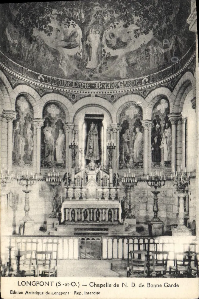 Longpont (S.-et-O.) — Kapelle Notre-Dame de Bonne Garde — Künstlerische Ausgabe von Longpont - Vorderseite