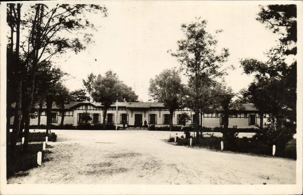 Militärsanatorium von SOUGE (Gir.) — Ausgabe LASSALLE — n° 57-B.I.-C.A. Crepy-En-Valois - Vorderseite