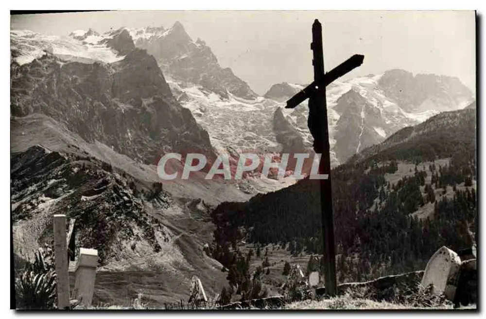 La Grave - La Meije — Ansicht der Kapelle der Terrassen — Éditions Thomas, Briançon - Vorderseite