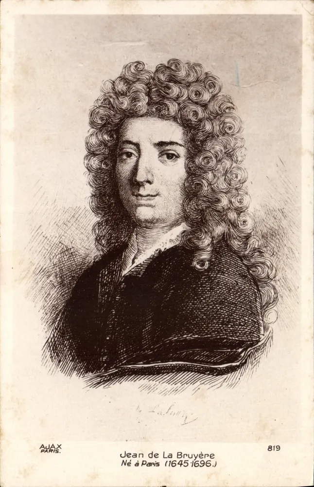 Jean de La Bruyère — Kupferstich — Verlag AJAX Paris, Nr. 819 - Vorderseite