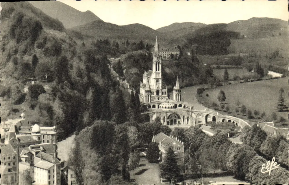 Lourdes — Basilika Notre-Dame de Lourdes — Éditions Océan Pyrénées Frères - Vorderseite
