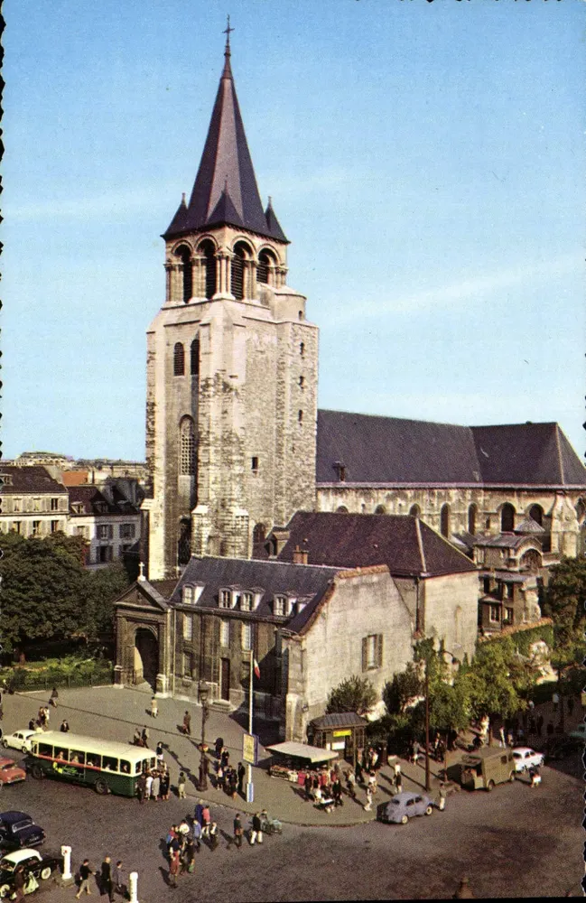 Paris, Igreja de Saint-Germain-des-Prés — vista panorâmica — Édug Paris n° 6334 - Frente