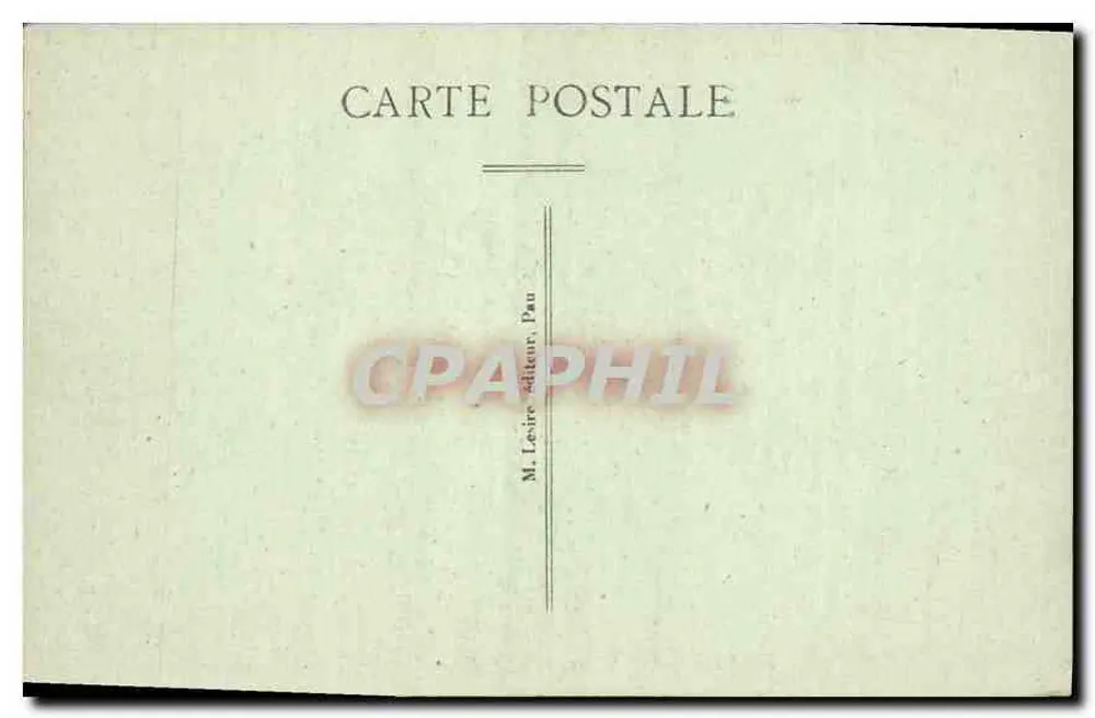 O Castelo visto da Basse-Plante — Pau (78) — L. V. - Verso
