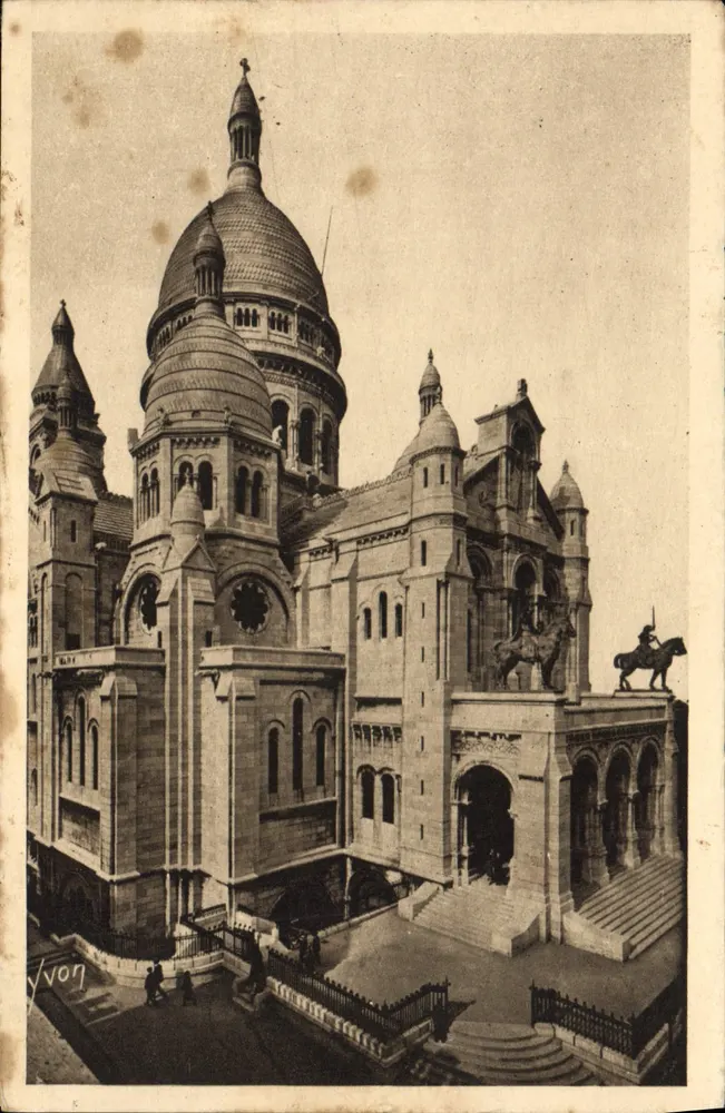 Montmartre — Basilika des Heiligen Herzens — Yvon Kunst-Editionen - Vorderseite