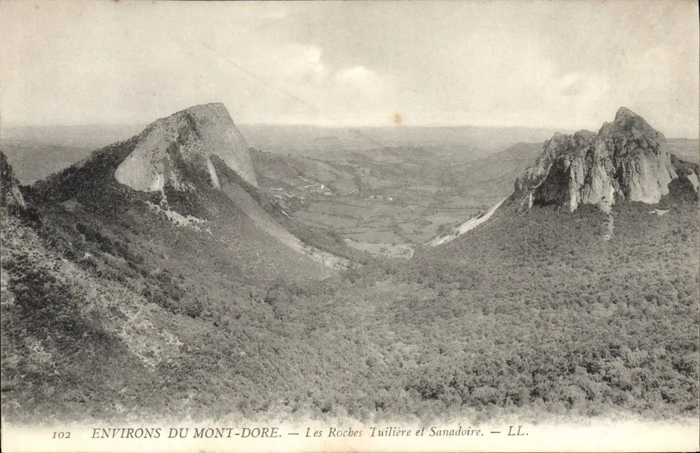Umgebung von Mont-Dore — Les Roches Tuilière und Sanadoire — LL. - Vorderseite