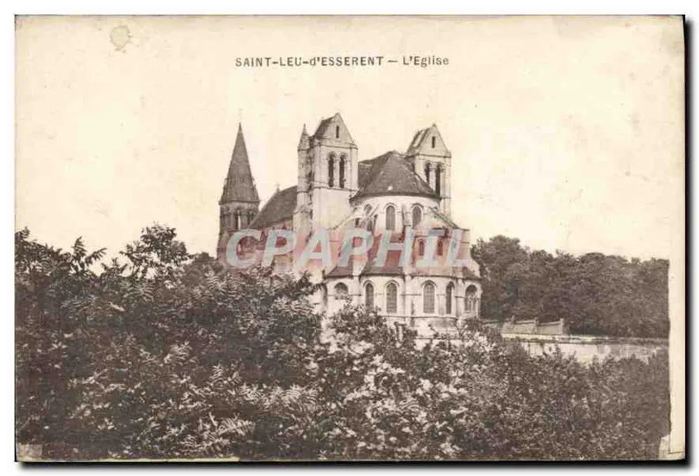 Saint-Leu-d'Esserent — A Igreja — Editor: C. Béguin - Frente