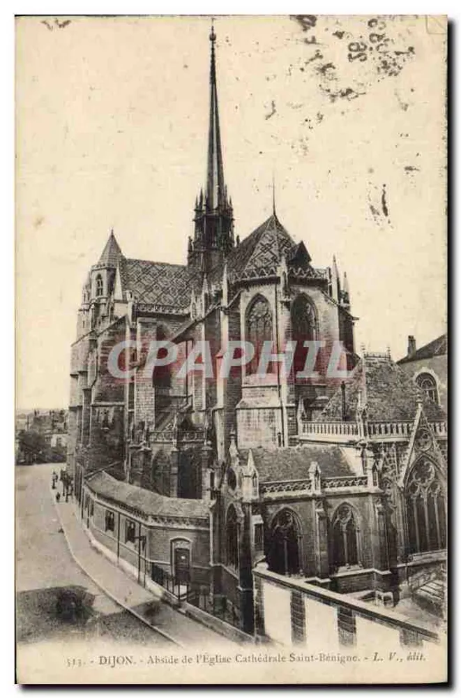 Dijon — Apse der Kathedrale Saint-Bénigne — L. V., Verlag - Vorderseite