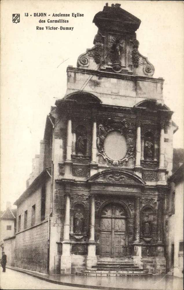Dijon - Die Ehemalige Kirche Der Carmeliter - Rue Victor-Dumay - Vorderseite